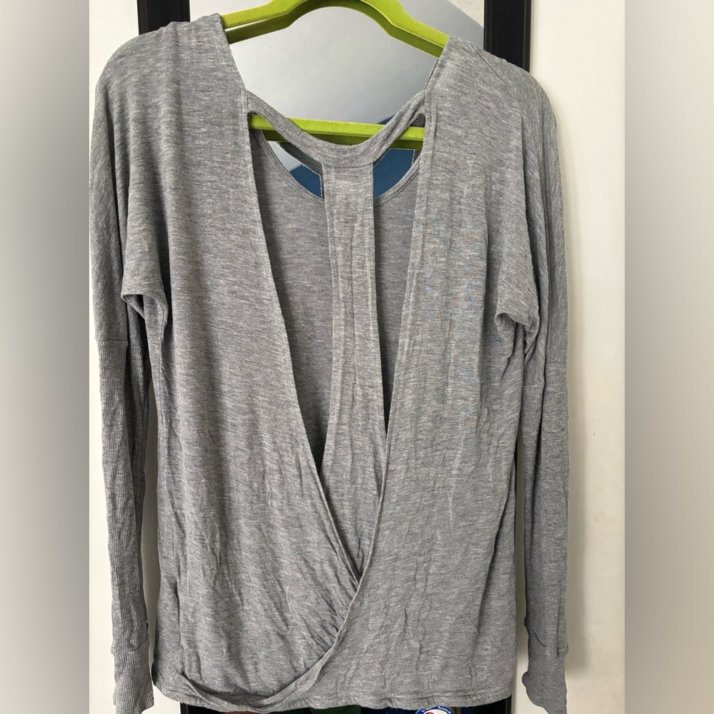 Super soft cozy sexy top for lounge or work out.